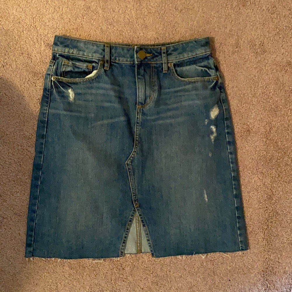 Loft denim skirt